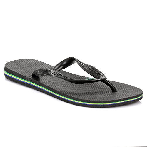 Havaianas Brasil, Chanclas Unisex Adulto, Negro (Black 0090), 41-42 EU