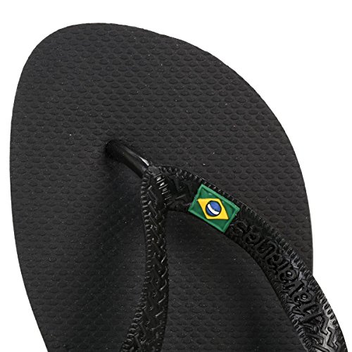 Havaianas Brasil, Chanclas Unisex Adulto, Negro (Black 0090), 41-42 EU