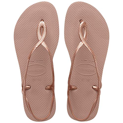 Havaianas Luna, Sandalias de Talón Abierto para Mujer, Rosa (Crocus Rose 3544), 35/36 EU Havaianas Luna, Sandalias de Talón Abierto para Mujer, Rosa (Crocus Rose 3544), 35/36 EU