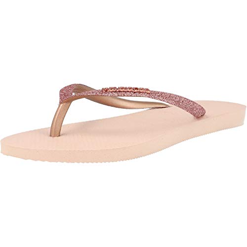 Havaianas Slim Glitter W Chanclas ballet rose