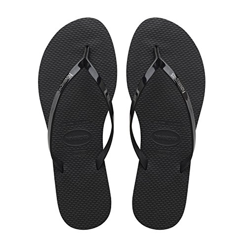 Havaianas You Metallic, Sandalias para Mujer, Negro (Black), 35/36 EU Havaianas You Metallic, Sandalias para Mujer, Negro (Black), 35/36 EU