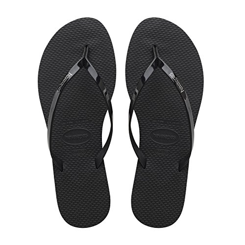 Havaianas You Metallic, Sandalias para Mujer, Negro (Black), 35/36 EU