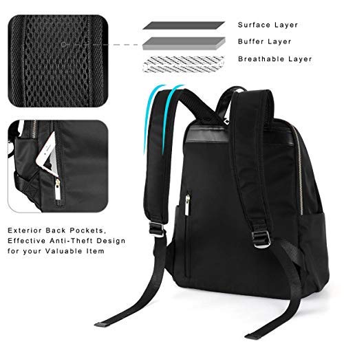 HAWEE Casual Mochila Mujer Antirrobo Bolsa de Damas Impermeable Nylon Bolso Mochila Multi-bolsillo Moda Bolso de Escuela de Las Niñas para la Vida Diaria Viajes Ciclismo Ir de Compras Colegio