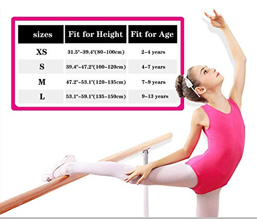 Hawiton 2 Piezas niƱas Medias de Danza y Ballet Convertibles 2-13 aƱos, Alto Estiramiento Leotardo niƱa,Ligeras y Transpirables, Suave y amigables con la Piel Hawiton 2 Piezas niƱas Medias de Danza y Ballet Convertibles 2-13 aƱos, Alto Estiramiento Leotardo niƱa,Ligeras y Transpirables, Suave y amigables con la Piel