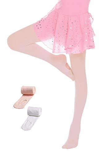 Hawiton 2 Piezas niƱas Medias de Danza y Ballet Convertibles 2-13 aƱos, Alto Estiramiento Leotardo niƱa,Ligeras y Transpirables, Suave y amigables con la Piel Hawiton 2 Piezas niƱas Medias de Danza y Ballet Convertibles 2-13 aƱos, Alto Estiramiento Leotardo niƱa,Ligeras y Transpirables, Suave y amigables con la Piel