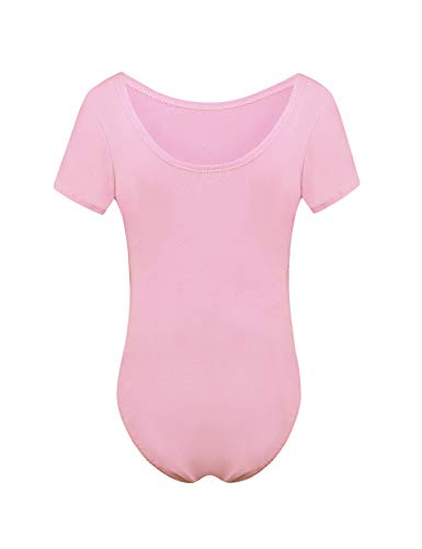 Hawiton Maillot de Gimnasia Ritmica niña 2-10 Años,algodón Elástico de Ballet Body Leotards Gymnastics