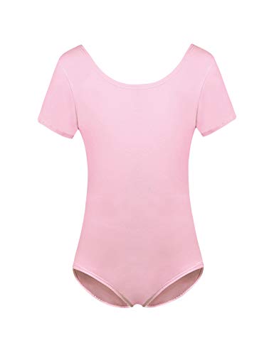 Hawiton Maillot de Gimnasia Ritmica niña 2-10 Años,algodón Elástico de Ballet Body Leotards Gymnastics