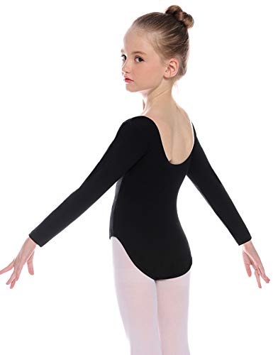 Hawiton Maillot de Gimnasia Ritmica niña 2-12 Años,algodón Elástico de Ballet Body Leotards Gymnastics