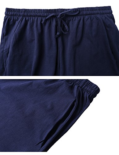 Hawiton Pantalones Cortos de Pijama para Hombre Algodón Hawiton Pantalones Cortos de Pijama para Hombre Algodón