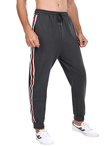 Hawiton Pantalones Deportivos de Hombre, Pantalones Deportivos para Hombres Largos Pantalones de Entrenamiento Invierno Secado Rápido