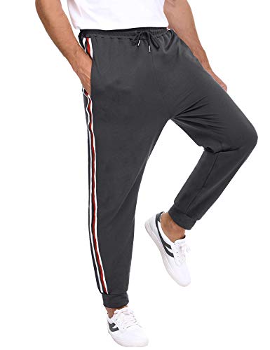 Hawiton Pantalones Deportivos de Hombre, Pantalones Deportivos para Hombres Largos Pantalones de Entrenamiento Invierno Secado Rápido