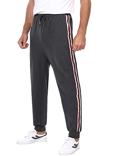 Hawiton Pantalones Deportivos de Hombre, Pantalones Deportivos para Hombres Largos Pantalones de Entrenamiento Invierno Secado Rápido