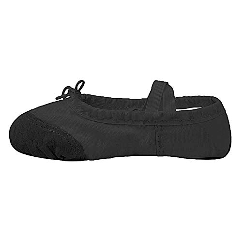 Hawiton Zapatillas de Ballet niña, para 4-7 años,clásico Elástico Canvas Calzado de Danza Elástico Profesionale Cabeza Redonda Zapatos Split de Baile y Gimnasia