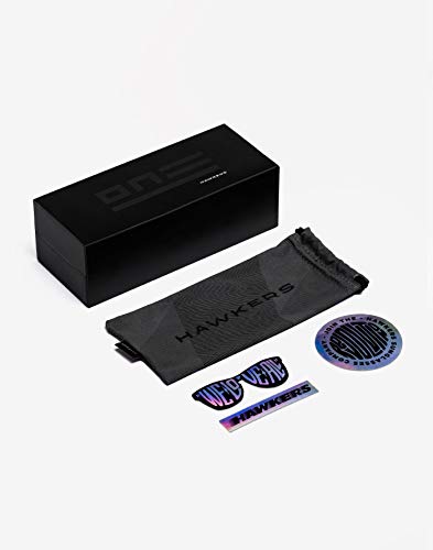 HAWKERS Gafas de Sol ONE Diamond Black, para Hombre y Mujer, con Montura Negra Brillante y Lente Oscura, Protección UV400 HAWKERS Gafas de Sol ONE Diamond Black, para Hombre y Mujer, con Montura Negra Brillante y Lente Oscura, Protección UV400
