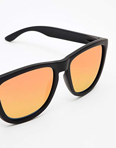 HAWKERS - Gafas de sol para hombre y mujer ONE , Negro / Naranja HAWKERS - Gafas de sol para hombre y mujer ONE , Negro / Naranja