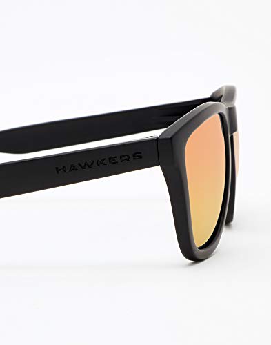 HAWKERS - Gafas de sol para hombre y mujer ONE , Negro / Naranja HAWKERS - Gafas de sol para hombre y mujer ONE , Negro / Naranja