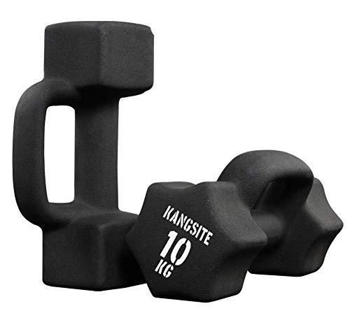 HBRE Set De 2 Mancuernas,FuncióN De Tres PropóSitos con Mancuernas/Pesas Rusas/Flexiones De Brazos,Pares Hex Pesas para Gimnasia Y Entrenamiento FíSico