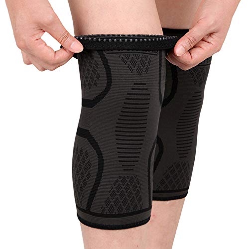 HBRT Rodillera, Compresión Rodillera, Apoyo de Rodilla Evite la tensión Deportiva para Correr Senderismo Baloncesto Tenis Gimnasio Levantamiento de Pesas HBRT Rodillera, Compresión Rodillera, Apoyo de Rodilla Evite la tensión Deportiva para Correr Senderismo Baloncesto Tenis Gimnasio Levantamiento de Pesas