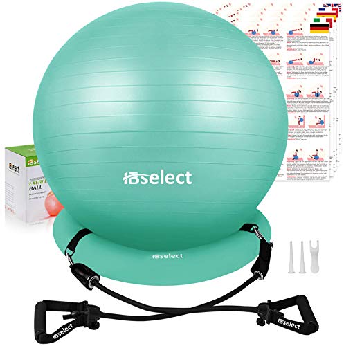 HBselect Balones De Ejercicio Fitness Pelota Pilates Embarazadas Bola De Equilibrio Fitness para Gimnasio Yoga