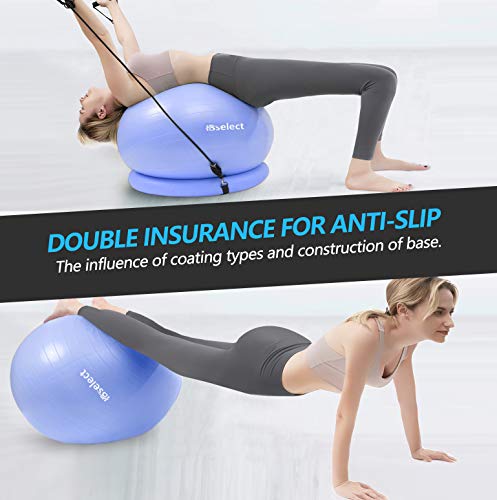 HBselect Balones De Ejercicio Fitness Pelota Pilates Embarazadas Bola De Equilibrio Fitness para Gimnasio Yoga HBselect Balones De Ejercicio Fitness Pelota Pilates Embarazadas Bola De Equilibrio Fitness para Gimnasio Yoga