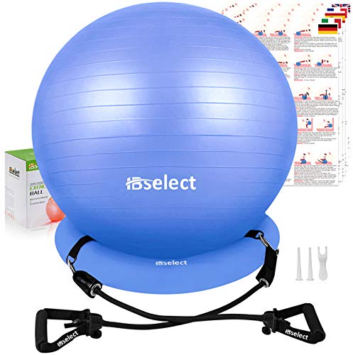 HBselect Balones De Ejercicio Fitness Pelota Pilates Embarazadas Bola De Equilibrio Fitness para Gimnasio Yoga HBselect Balones De Ejercicio Fitness Pelota Pilates Embarazadas Bola De Equilibrio Fitness para Gimnasio Yoga
