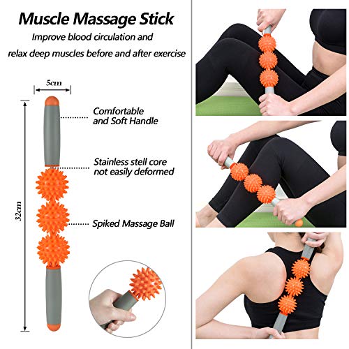 HBselect Foam Roller Rodillo Masaje Muscular Bola Masaje Rulo Masaje Rollo Masaje para Relajar Muscular Pies y Espalda Pierna Fitness HBselect Foam Roller Rodillo Masaje Muscular Bola Masaje Rulo Masaje Rollo Masaje para Relajar Muscular Pies y Espalda Pierna Fitness