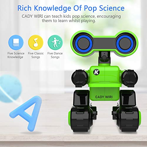 HBUDS Robot de Juguete para Niños, Recargable Robots de Control Remoto para Chicos Robot Inteligente Que Puede Hablar(Solo en inglés) Caminar, Danza, Grabaro Touch Control Robots Inteligentes (Verde) HBUDS Robot de Juguete para Niños, Recargable Robots de Control Remoto para Chicos Robot Inteligente Que Puede Hablar(Solo en inglés) Caminar, Danza, Grabaro Touch Control Robots Inteligentes (Verde)