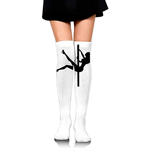 Hdadwy Calcetines hasta la rodilla Bailarina con pértiga Chica atlética sobre muslo Medias largas Hdadwy Calcetines hasta la rodilla Bailarina con pértiga Chica atlética sobre muslo Medias largas