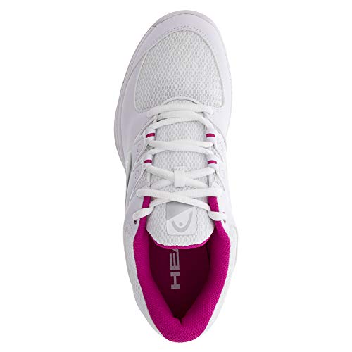 Head Brazer 2.0, Zapatillas de Tenis Mujer, Blanco (White/Violet Whvi), 39 EU