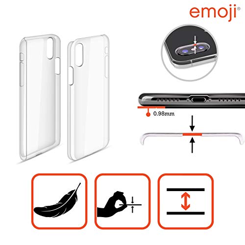 Head Case Designs Oficial Emoji® Gato Negro Patrones de Halloween Carcasa rígida Compatible con Apple iPhone 5 / iPhone 5s / iPhone SE 2016