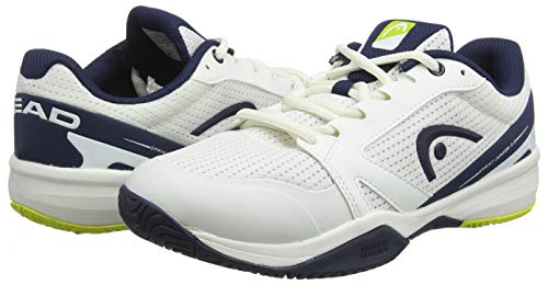 Head Sprint 2.5 Junior Zapatillas de Tenis Unisex Niños, Blanco (White/Dark Blue Whdb), 36.5 EU Head Sprint 2.5 Junior Zapatillas de Tenis Unisex Niños, Blanco (White/Dark Blue Whdb), 36.5 EU