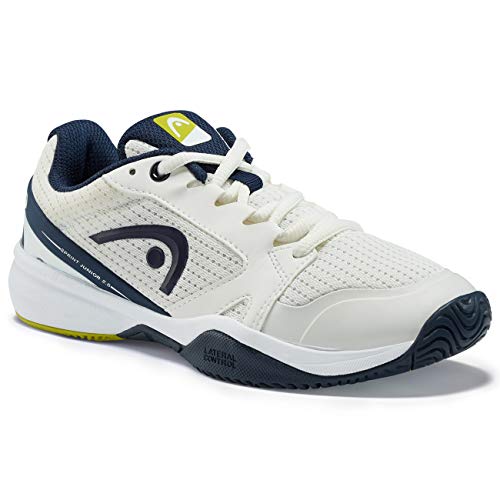 Head Sprint 2.5 Junior Zapatillas de Tenis Unisex Niños, Blanco (White/Dark Blue Whdb), 36.5 EU Head Sprint 2.5 Junior Zapatillas de Tenis Unisex Niños, Blanco (White/Dark Blue Whdb), 36.5 EU