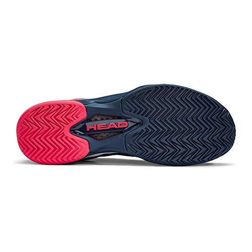 Head Sprint Pro 2.5 Men, Zapatillas de Tenis Hombre, Azul (Dark Blue/Neon Red Dbnr), 39.5 EU Head Sprint Pro 2.5 Men, Zapatillas de Tenis Hombre, Azul (Dark Blue/Neon Red Dbnr), 39.5 EU