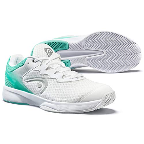 Head Sprint Team 3.0, Zapatillas de Tenis Mujer, Blanco (White/Teal White), 41 EU Head Sprint Team 3.0, Zapatillas de Tenis Mujer, Blanco (White/Teal White), 41 EU