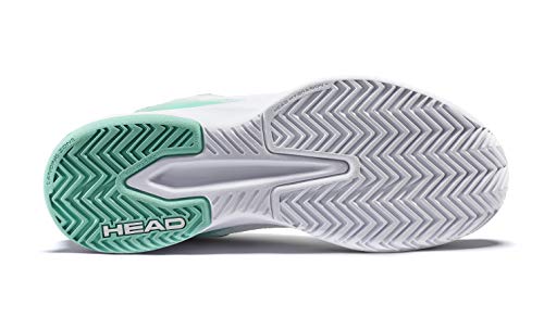 Head Sprint Team 3.0, Zapatillas de Tenis Mujer, Blanco (White/Teal White), 41 EU Head Sprint Team 3.0, Zapatillas de Tenis Mujer, Blanco (White/Teal White), 41 EU
