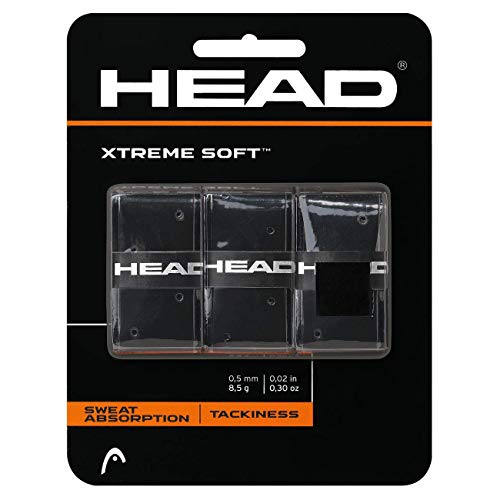 Head Xtremesoft Overgrip de Tenis, Unisex Adulto, Negro, S Head Xtremesoft Overgrip de Tenis, Unisex Adulto, Negro, S