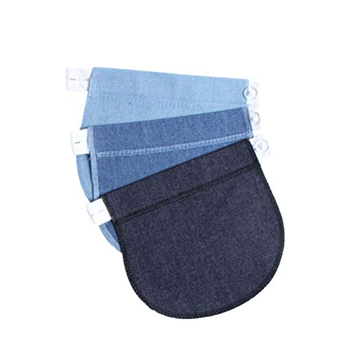 Healifty 3 Piezas Extensores de Cintura de Embarazo Alargador de Cintura Extensor de Cintura para Mujeres Embarazadas (Azul Marino, Azul Marino y Azul Claro) Healifty 3 Piezas Extensores de Cintura de Embarazo Alargador de Cintura Extensor de Cintura para Mujeres Embarazadas (Azul Marino, Azul Marino y Azul Claro)