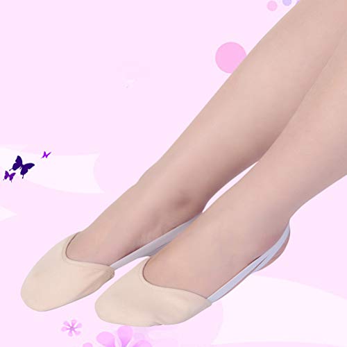 Healifty Calcetines Antideslizantes para Ballet y Yoga Suelo para Zapatos de Bailarinas de Ballet y Competición de Gimnasia Rítmica Talla M Color de Piel