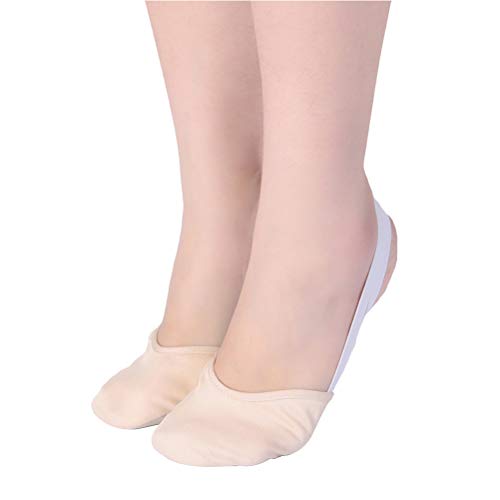 Healifty Calcetines Antideslizantes para Ballet y Yoga Suelo para Zapatos de Bailarinas de Ballet y Competición de Gimnasia Rítmica Talla XS Color de Piel