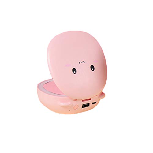 Healifty Calentadores de Mano Oso de Dibujos Animados Calentador de Mano Recargable Led Espejo de Maquillaje Banco de Energía (Rosa) Healifty Calentadores de Mano Oso de Dibujos Animados Calentador de Mano Recargable Led Espejo de Maquillaje Banco de Energía (Rosa)