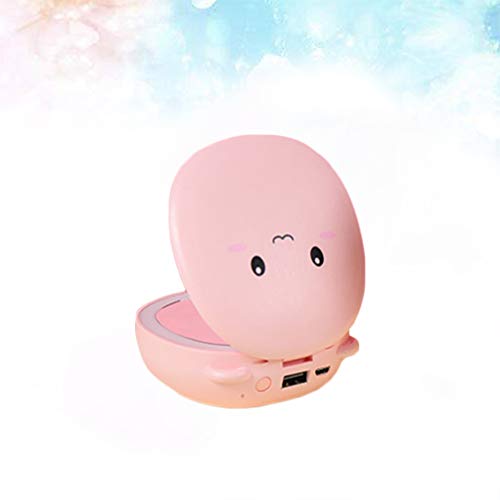 Healifty Calentadores de Mano Oso de Dibujos Animados Calentador de Mano Recargable Led Espejo de Maquillaje Banco de Energía (Rosa) Healifty Calentadores de Mano Oso de Dibujos Animados Calentador de Mano Recargable Led Espejo de Maquillaje Banco de Energía (Rosa)