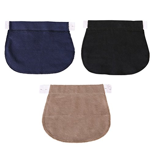 Healifty estensori para Pantalones de Embarazo Ajustable 3 PCS Healifty estensori para Pantalones de Embarazo Ajustable 3 PCS