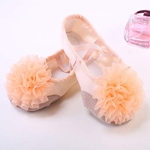 Healifty Zapatillas de Ballet para Niña Zapatillas de Ballet de Suela Completa Zapatillas de Yoga Divididas Zapatos de Danza Del Vientre para Niños Talla 25 para Niños