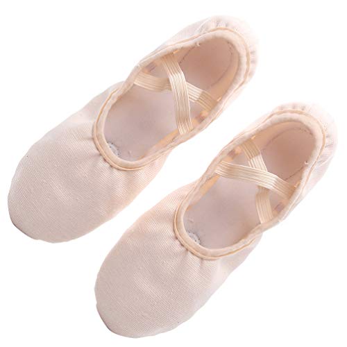 Healifty Zapatos de Baile de Ballet de Color Rosa Zapatillas de Ballet Zapatos de Pilates Zapatos de Yoga Zapatos de Gimnasia de Baile para Niños Bailarín Niños Tamaño 24