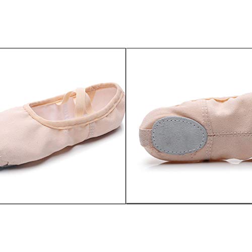 Healifty Zapatos de Baile de Ballet de Color Rosa Zapatillas de Ballet Zapatos de Pilates Zapatos de Yoga Zapatos de Gimnasia de Baile para Niños Bailarín Niños Tamaño 24