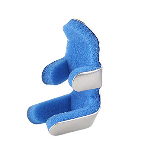 Heallily dedo 1pc férula fija aleación de aluminio esponja flexible de cubierta dedo útil protector de dedos de la manga dedo para la luxación