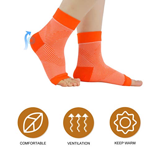 HEALLILY Mangas de Compresión para Los Pies Calcetines de Fascitis Plantar Protectores de Tobillo Deportivos Mangas de Arco de Recuperación Almohadillas de Apoyo para El Tobillo para HEALLILY Mangas de Compresión para Los Pies Calcetines de Fascitis Plantar Protectores de Tobillo Deportivos Mangas de Arco de Recuperación Almohadillas de Apoyo para El Tobillo para