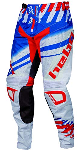 HEBO Stratos Pantalón Enduro-Cross, Adultos Unisex, Blanco, XML HEBO Stratos Pantalón Enduro-Cross, Adultos Unisex, Blanco, XML