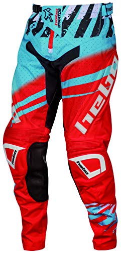 HEBO Stratos Pantalón Enduro-Cross, Adultos Unisex, Turquesa, XL HEBO Stratos Pantalón Enduro-Cross, Adultos Unisex, Turquesa, XL