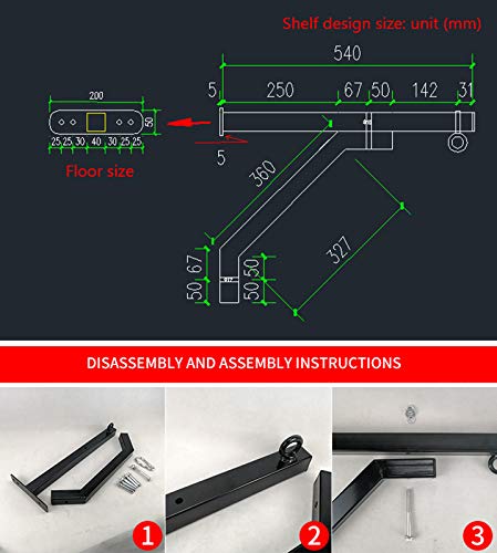 HEcSHENG Mount Hanger Heavy Boxing Wall Gancho de Hierro Saco de Boxeo MMA Training Muay Thai Saco de Boxeo Soporte Boxing Bag Hangers Mount Gym Soporte de sujeción Interior al Aire Libre